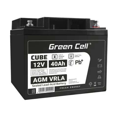 Green Cell AGM baterie 12V 40Ah