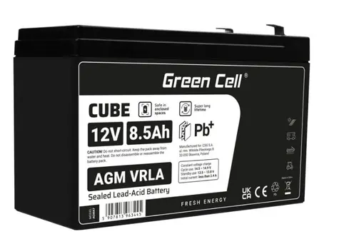 Green Cell AGM baterie 12V 8.5Ah