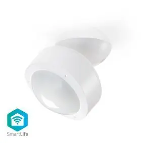 Nedis WIFISM10CWT bílá / Pohybový senzor / Wi-Fi / SmartLife / Úhel detektoru: 120° / Rozsah: 10m 