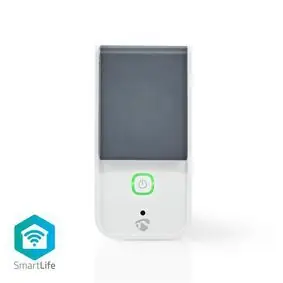 Nedis SmartLife Chytrá Zásuvka bílá / Wi-Fi / IP44 / Měřič výkonu / 3680 W / Android & iOS 