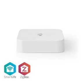 Nedis Brána SmartLife bílá / Zigbee 3.0 / 40 Zařízení / Napájení z USB / Android & iOS 