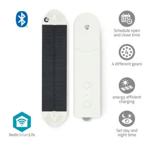 Nedis Roletový robot / Panelové závěsy / SmartLife / Síťové a solární napájení