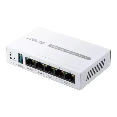 ASUS ExpertWiFi EBG15 bílá / Router / 2.4GHz / 5GHz / WAN + 4x LAN 
