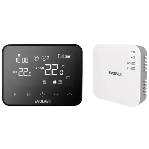 EVOLVEO Thermal Chytrý bezdrátový programovatelný termostat / Wi-Fi / Bluetooth
