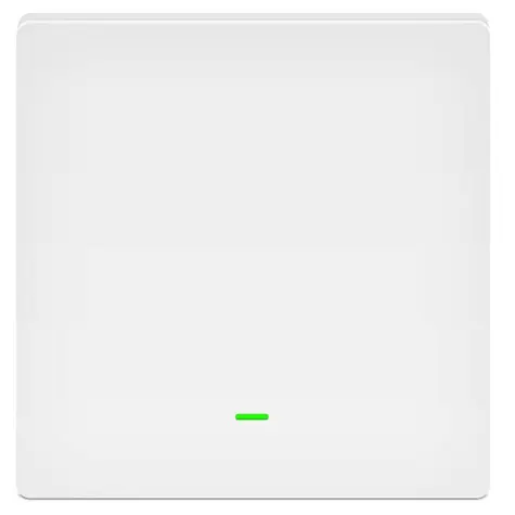 EVOLVEO WiFi Single Switch Chytrý vypínač pro ovládání osvětlení bílá / Jedno tlačítko / IP44 / Smart Life (Tuya) / 10A