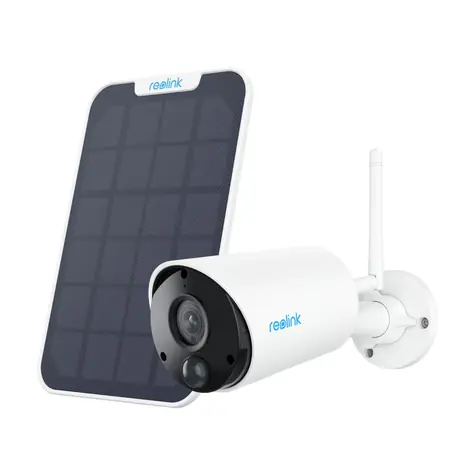 Reolink Argus Series B320 bílá / bezdrátová IP kamera + solární panel / 2304 x 1296 / IP65 / mikrofon & repro / WiFi 