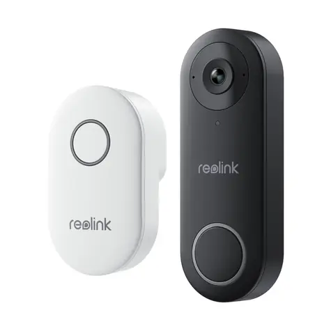Reolink D340W Video Doorbell / chytrý zvonek / 2560 x 1920 / IP65 / WiFi / MicroSD 