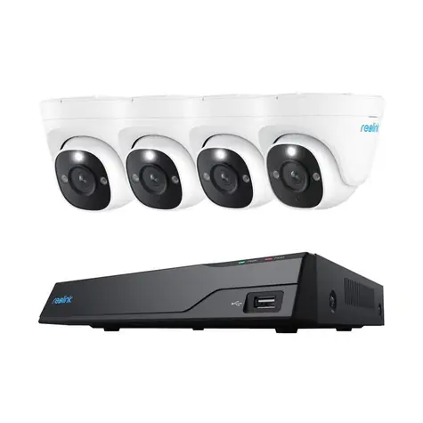 Reolink NVS8-12MD4 - RLK8-1200D4-A / kamerový set / 4x kamera / 4512 x 2512 / IP67 / HDMI & VGA / PoE 