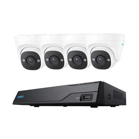 Reolink NVS8-5MD4 - RLK8-520D4-5MP / kamerový set / 4x kamera / 2560 x 1920 / IP66 / HDMI & VGA / PoE 