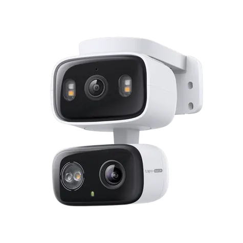 TP-Link Tapo C246D bílá / Venkovní IP kamera / 2K Dual Lens / mikrofon & repro / IR / Wi-Fi / microSD