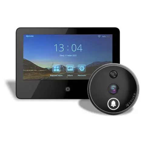 Eques VEIU S31 - Digitální dveřní Wi-Fi kukátko 