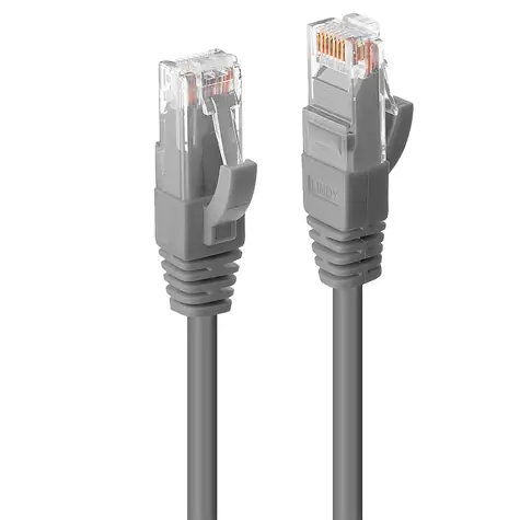 Lindy 45405 UTP kabel CAT6 5m šedá / CAT6 / UTP / LSZH / 26AWG