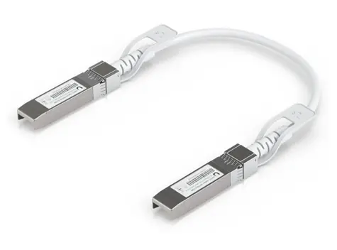 Ubiquiti Uplink Cable SFP28 0.3m bílá / 1/10/25Gbps / podpora SFP/SFP+ / průměr 3mm