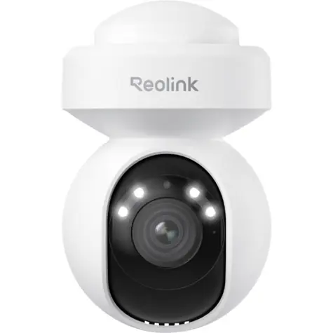 Reolink E Series E560 bílá / otočná venkovní IP kamera / 3840 x 2160 / mikrofon / IP64 / Wi-Fi / IR / microSD