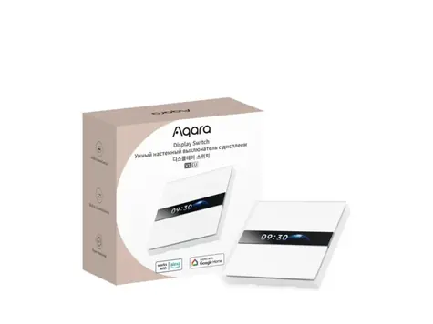 AQARA Display Switch V1 (WS-K02D) vypínač s displejem bílá / Zigbee 