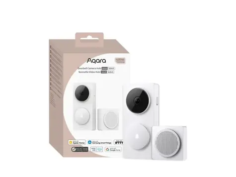 AQARA Doorbell Camera Hub G410 Select (CH-C09DW) bílá / inteligentní videozvonek s hubem / 2048x1536