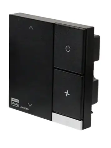 Shelly LinkedGo chytrý termostat HVAC černá / Wi-Fi / Bluetooth