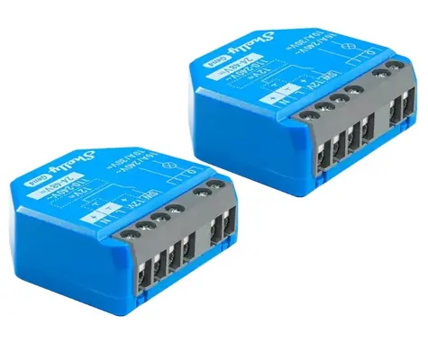 Shelly 1 Gen4 chytré Wi-Fi relé (1 kanál) 2ks / Wi-Fi / Bluetooth / 16A