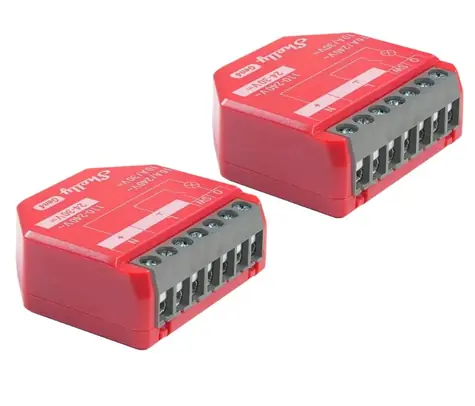 Shelly 1PM Gen4 chytré Wi-Fi relé s měřením spotřeby (1 kanál) 2ks / Wi-Fi / Bluetooth / 16A