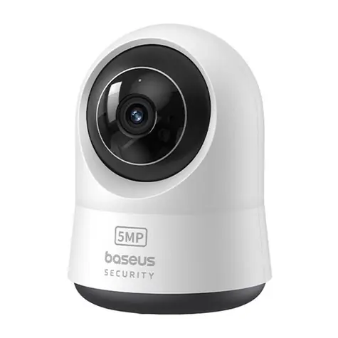 Baseus Security P1 Pro 3K bílá / Vnitřní IP kamera / 2880 × 1620 / 360° / microSD / 2.4GHz