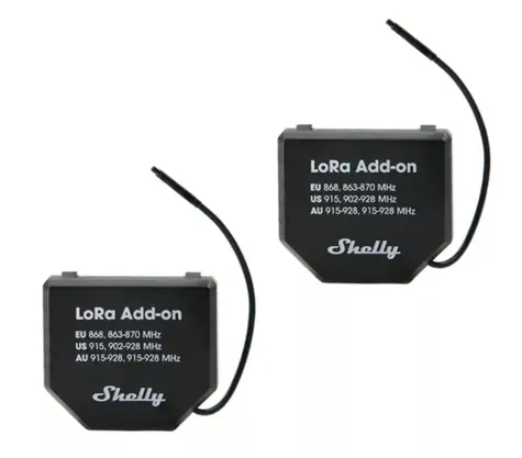 Shelly LoRa add-on rádio modul černá (2ks) / pro GEN3 A GEN4