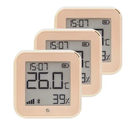 Shelly Plus H&T Gen3 čidlo teploty a vlhkosti béžová (3ks)