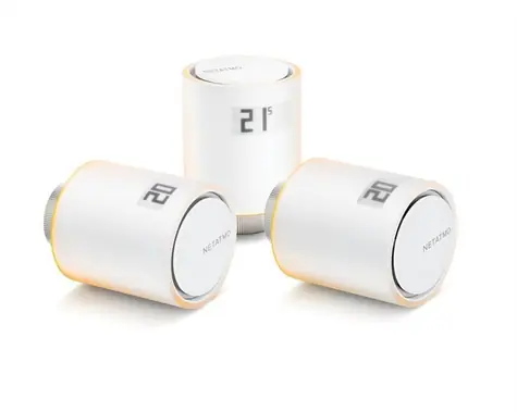 Netatmo Radiator Valves / termostatické bezdrátové hlavice / 3ks