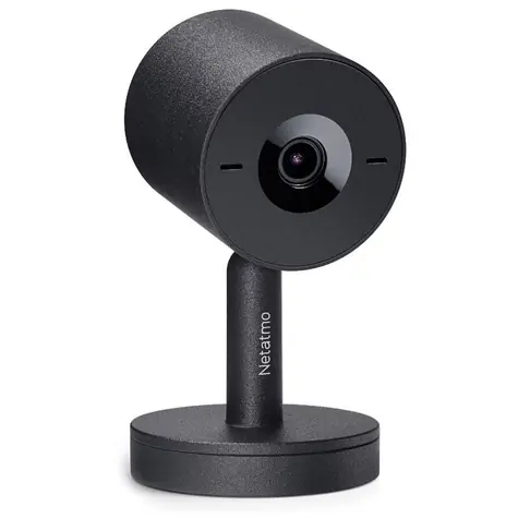 Netatmo Indoor Advance černá / Vnitřní IP kamera / 2560 × 1440 / Wi-Fi / detekce pohybu / noční vidění