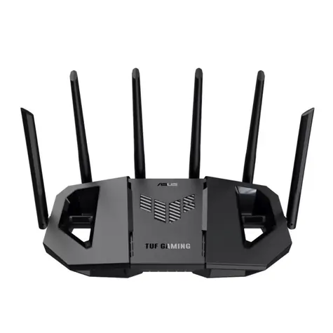 ASUS TUF-BE9400 / Herní Wi-Fi router / 802.11be / 2.4/5/6 GHz / 1x 2.5GWAN / 3x 2.5GLAN / USB-A