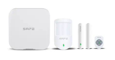 SAFE Starter Kit bílá / Kompletní start pro zabezpečení bytu & domu či kanceláře / LAN / Wi-Fi / 2x SIM / 150 kanálů