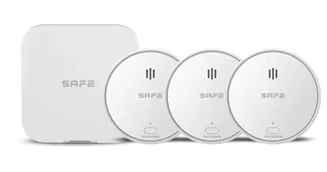 SAFE Starter Kit Fire bílá / Bezdrátová sada pro včasnou detekci požáru / LAN / Wi-Fi / 2xSIM / 150 kanálů