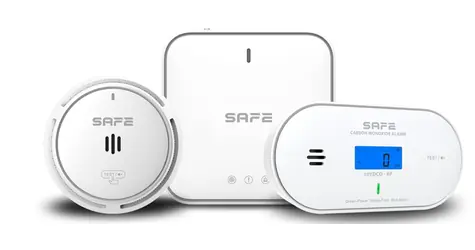 SAFE SET FIRE & CO / Set rozšířené ochrany domova před kouřem, požárem a otravou CO