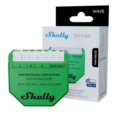Shelly Wave Dimmer LR stmívací modul