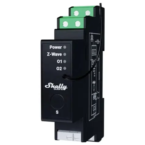 Shelly Wave Pro Shutter žaluziový modul / Z-Wave