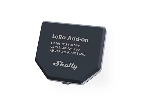 Shelly LoRa AddOn rádio modul černá / pro GEN3 A GEN4