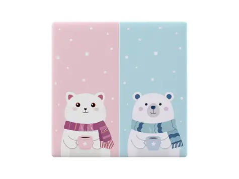 SONOFF TX Ultimate Kryt Vypínače 2-tlačítkový / 86mm / Cartoon