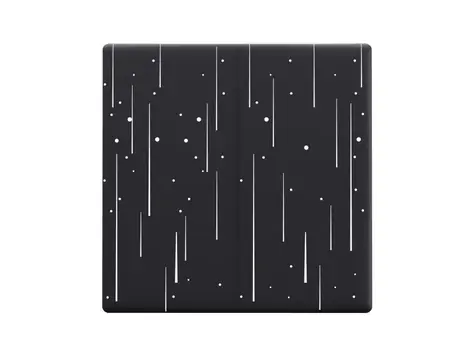 SONOFF TX Ultimate Kryt Vypínače 2-tlačítkový / 86mm / Hvězdy