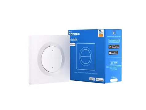 SONOFF MINI-RBS-E chytrý nástěnný spínač rolet/žaluzií / Matter přes WiFi 