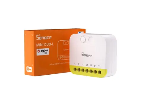 SONOFF MINI-ZB2GS-L MINI DUO-L 2kanálový Zigbee chytrý vypínač 