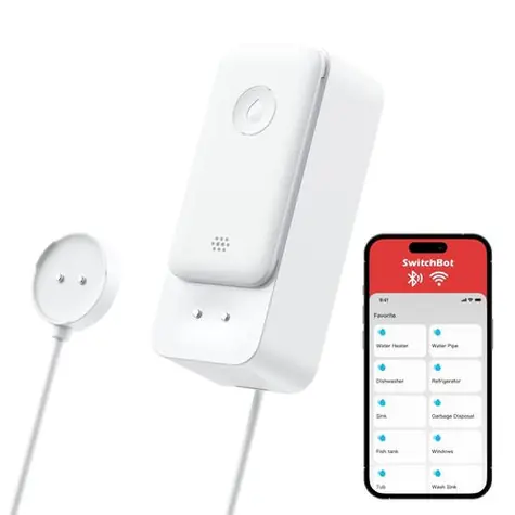 SwitchBot Water Leak Detector WiFi + kabel / detektor úniku vody se senzorem na kabelu