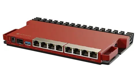 MikroTik L009UiGS-RM / Router, ARM Qualcomm IPQ-5018 / 8× GbE RJ-45 / 1× 2.5G SFP / 1× USB 3.0 / PoE / Rackmount