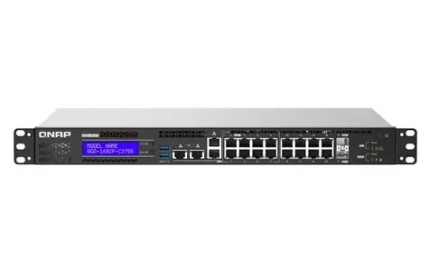 QNAP QGD-1602-C3758-16G / Řízený switch / 8x GbE + 8x 2.5 GbE + 2x 10GbE SFP+
