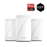 TP-LINK Deco BE68 (3-pack)  bílá / Wi-Fi 7 systém MESH BE14000 / Tri-band / 688+4324+8647 Mbps