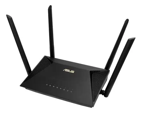 Rozbaleno - ASUS AiMesh RT-AX52 černá / Router AX1800 / 2.4GHz - 574Mbps / 5GHz - 1200Mbps / WAN + 3x LAN / rozbaleno