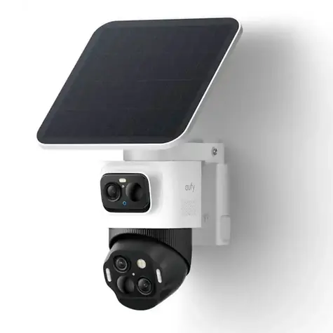 Anker eufy S4 bílá / Venkovní IP kamera se solárním nabíjením / 360° / microSD / Wi-Fi / 4k