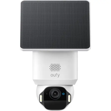 Anker eufy E42 bílá / Venkovní IP kamera se solárním nabíjením / 360° / noční vidění / microSD / Wi-Fi / 4k
