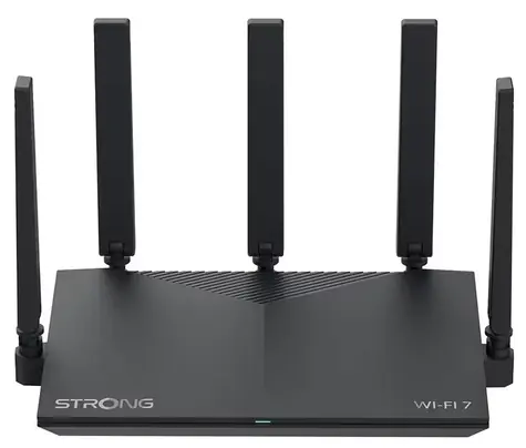 STRONG ROUTERBE3600 černá / Wi-Fi 7 2.4/5GHz / 3600 Mbps / 3x GLAN / 1x 2.5GWAN