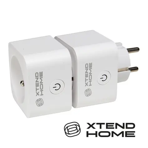 Xtend Home ZA101M set 2ks / Chytrá zásuvka / měření příkonu / správné spínání fáze / Tuya