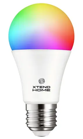 Xtend Home smart / Chytrá LED žárovka / E27 / RGB+W / 14W / 1400lm / barevná / stmívatelná / WiF