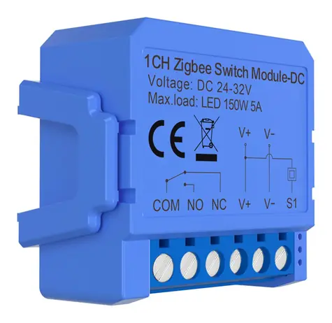 Avatto ZWSM16-DC32V-1 1kanálový spínací modul ZigBee s bezpotenciálovým kontaktem